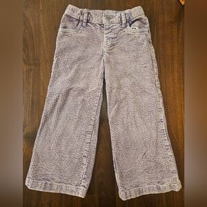 Kids Purple Corduroy Pants 4T